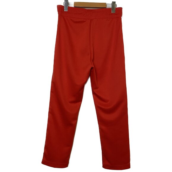 Nike Retro Track Pants Women Small Red Hyper Crop Floral Embroidered Logo Stripe - Picture 4 of 16
